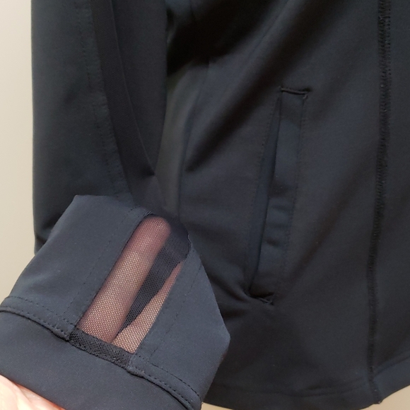 Medium Cabi Black Hoodie with Mesh Inserts A84 - Picture 2 of 9